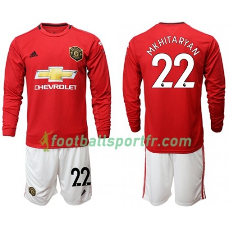 Tenue Manchester United Mkhitaryan 22 Enfant Domicile 2019-2020 Maillot de Foot ML